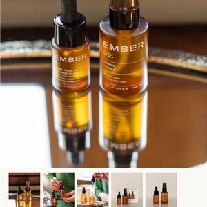 Ember Hydrosol Facial Oil Duo - Amber